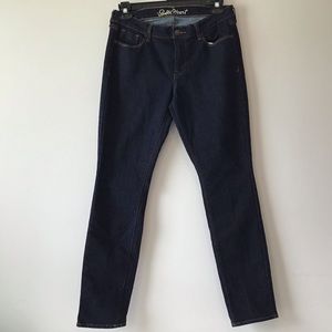 Sweetheart Jeans 8 Dark Blue MidRise Skinny Ankle EUC